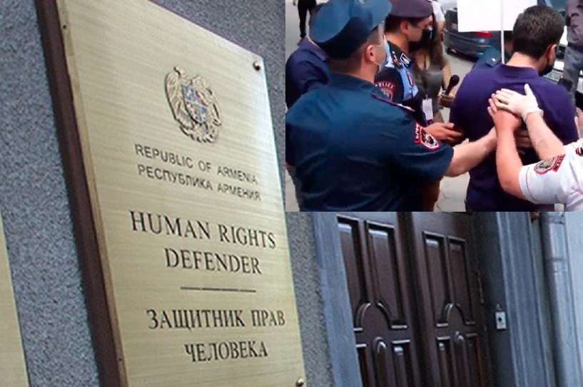 На задержание Меликяна отреагировала группа оперативного реагирования омбудсмена 
