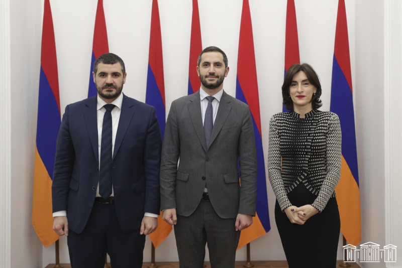 Рубинян принял председателя Kомиссии по евроинтеграции парламента Грузии