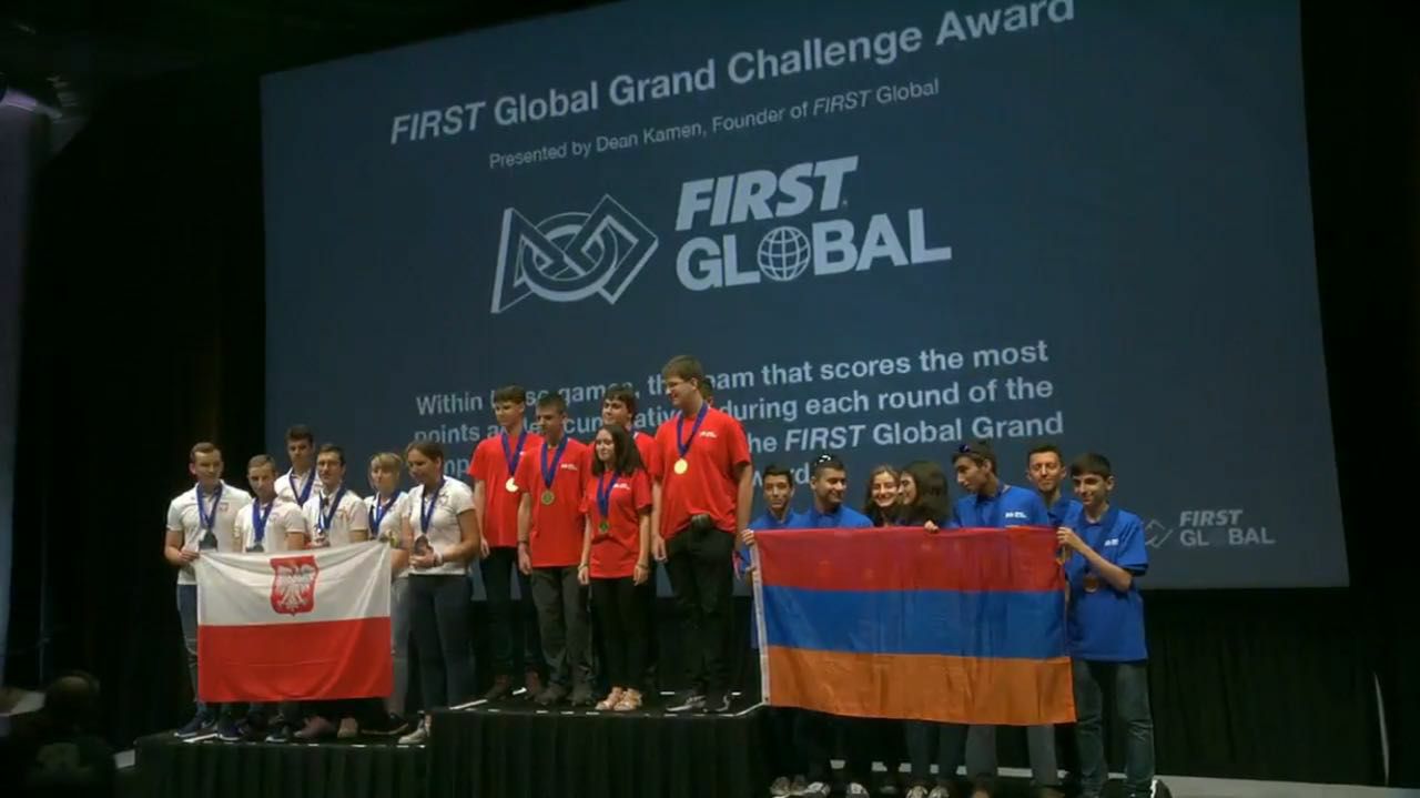 Թումոյի թիմը Վաշինգտոնում FIRST Global ռոբոտաշինության մրցույթին գրավել է 3-րդ տեղը