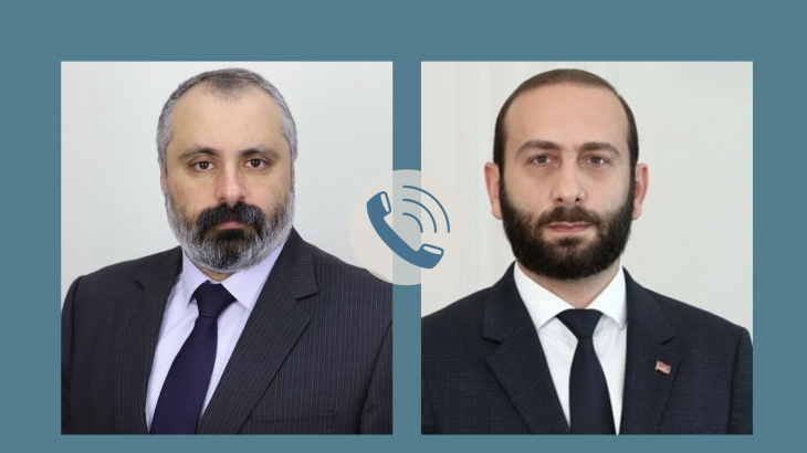 Արցախի և Հայաստանի ԱԳ նախարարները քննարկել են ղարաբաղյան հակամարտության կարգավորումը