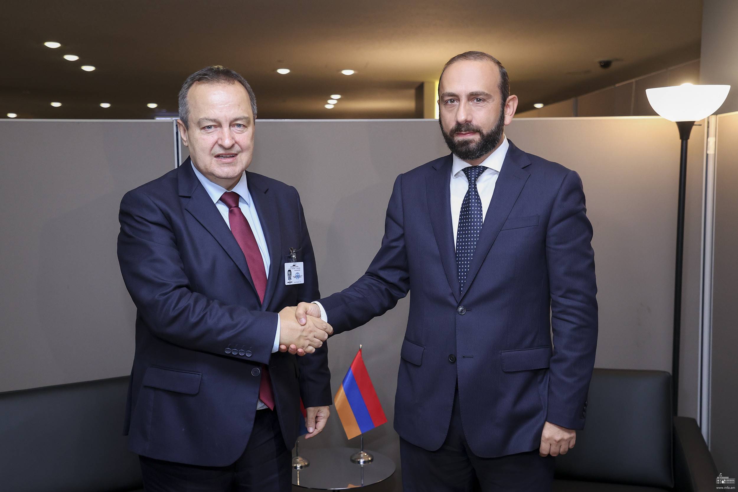 Арарат Мирзоян и Ивица Дачич обсудили вопросы региональной стабильности