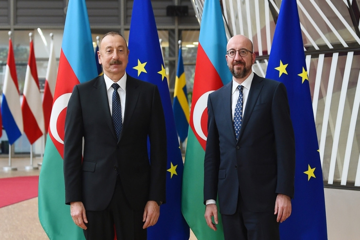 Мишель и Алиев обсудили вопросы брюссельской повестки дня