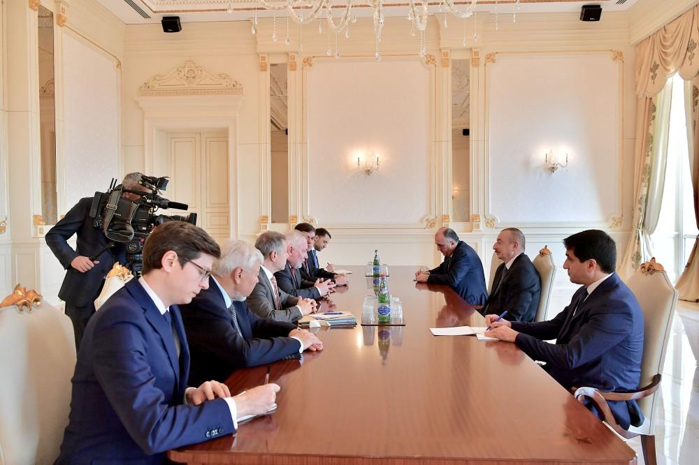 Алиев обсудил перспективы карабахского урегулирования с сопредседателями МГ ОБСЕ