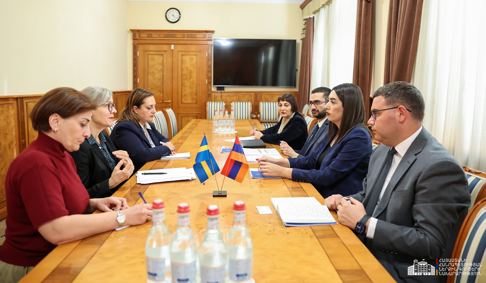 Շվեդիայի Թագավորության հետ համագործակցությունը նոր ուղղություններ կընդգրկի․ ՆԳ նախարար
