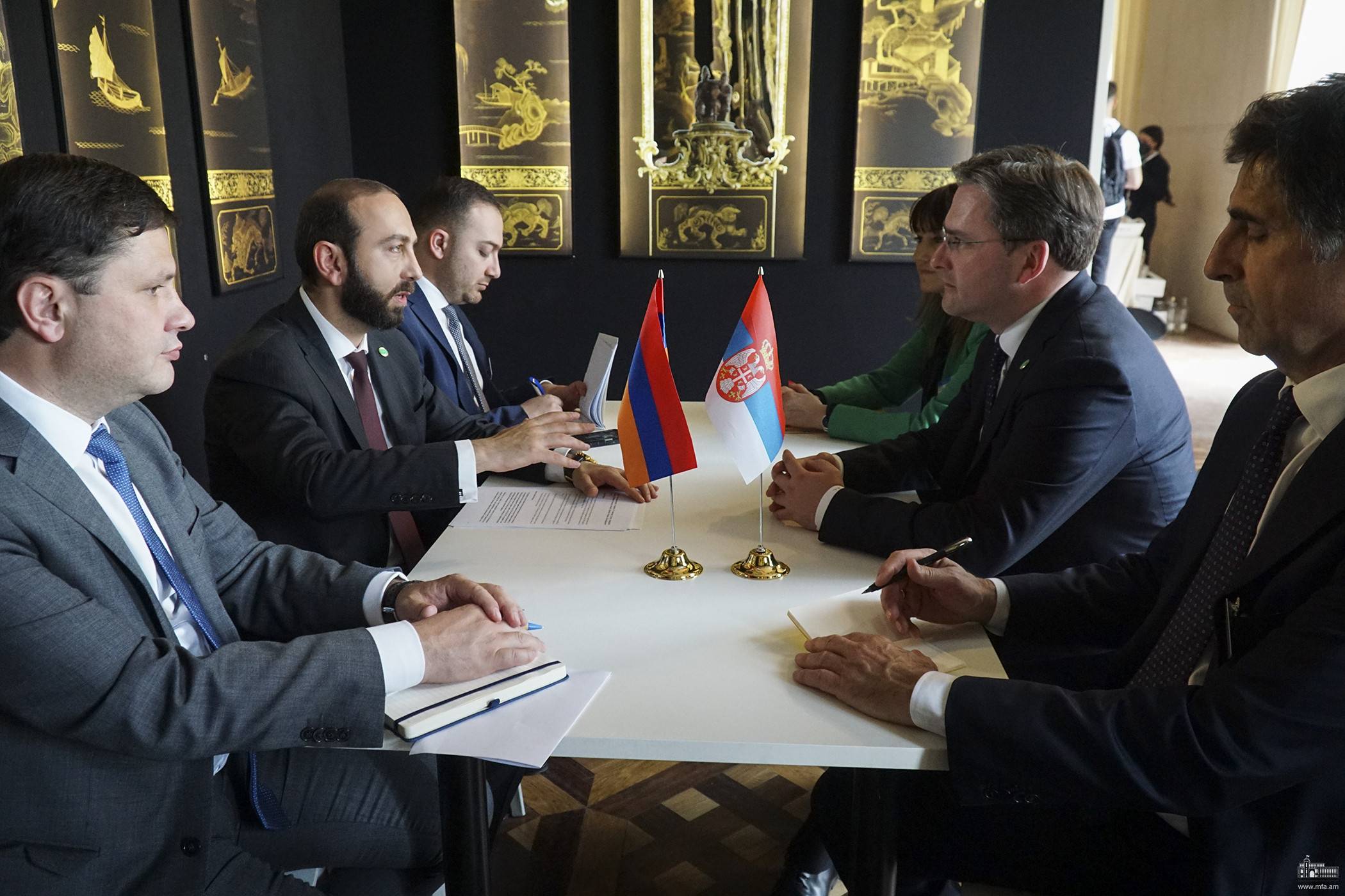 Арарат Мирзоян представил главе МИД Сербии детали процесса армяно-турецкого урегулирования