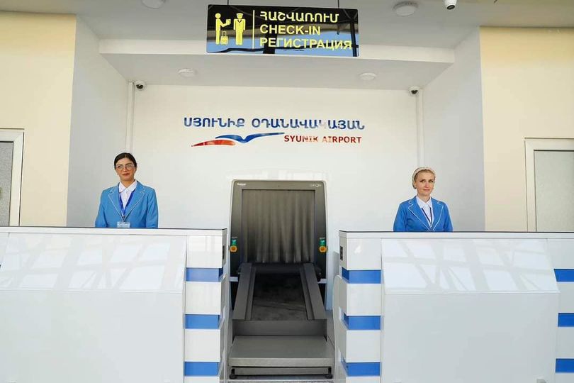Полеты в аэропорт «Сюник» осуществляются исключительно в воздушном пространстве Армении
