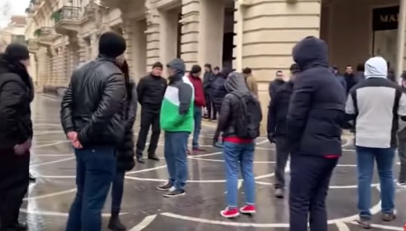 Несанкционированный митинг состоялся в Баку 