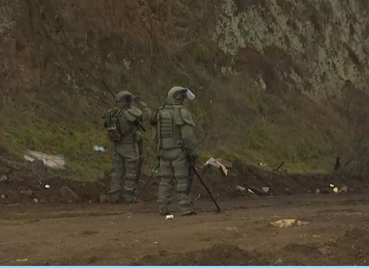 МО России: Военные инженеры приступили к разминированию территорий в Нагорном Карабахе