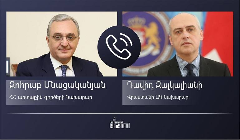 Главы МИД Армении и Грузии обсудили ряд вопросов двусторонней повестки