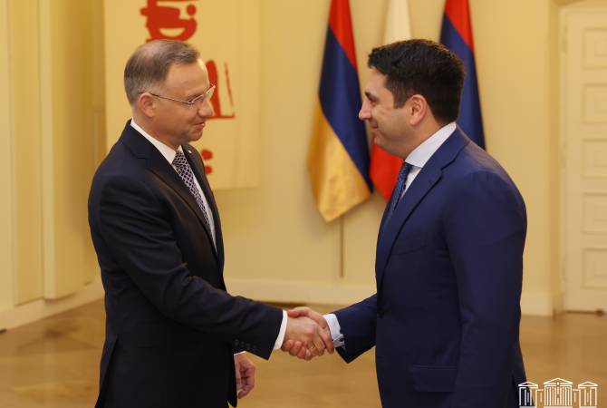 Ален Симонян рассказал президенту Польши об агрессивной политике Азербайджана 