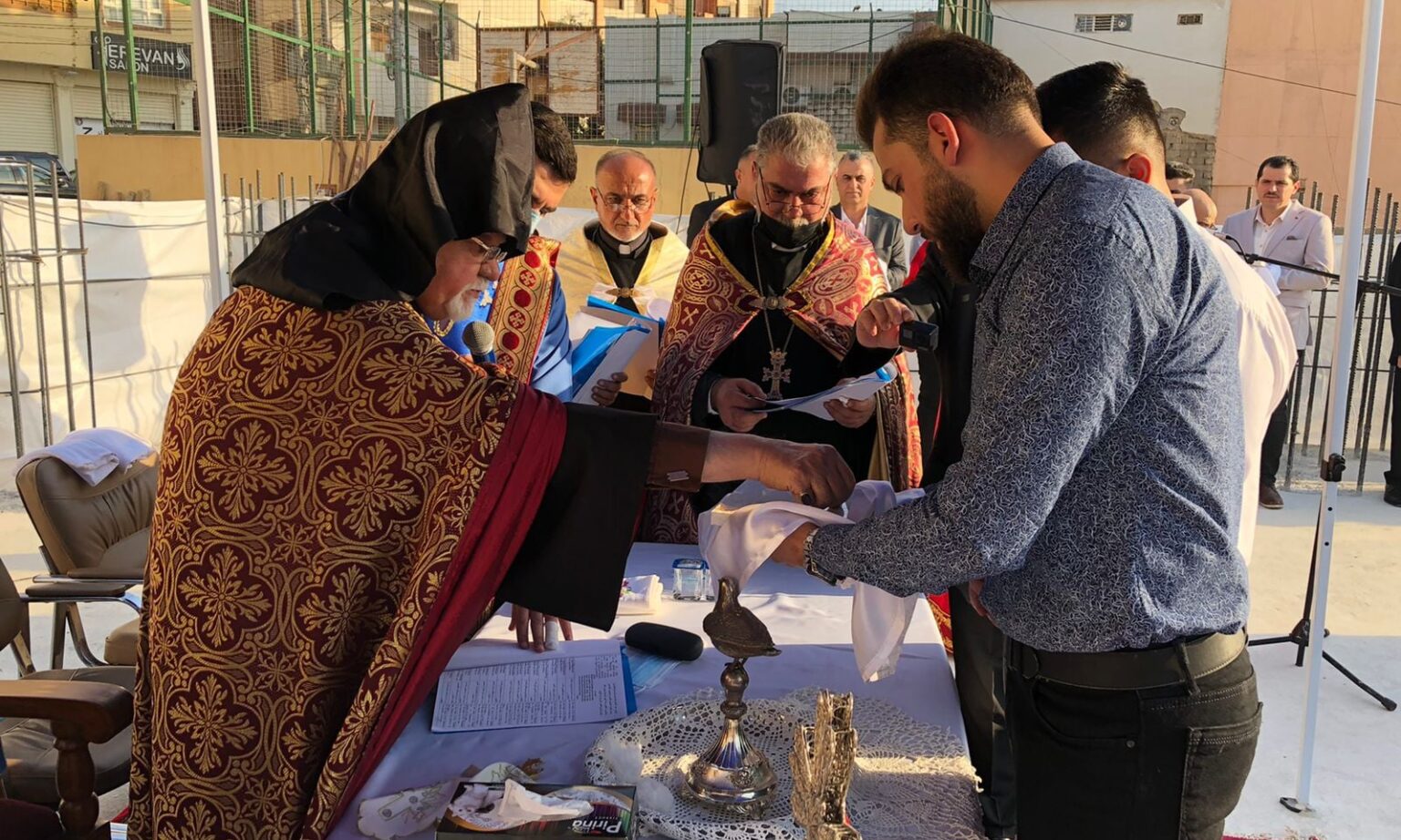 Հայկական եկեղեցու հիմնարկեքի արարողություն՝ Իրաքյան Զախո քաղաքում