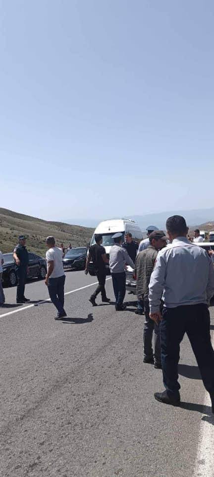 Автомагистраль Ереван-Мегри перекрыта на участке Тигранашен