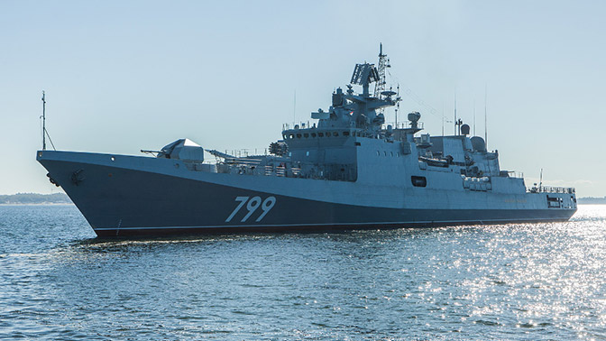 Российский фрегат применил на учениях в Черном море ракетный комплекс «Калибр-НК»