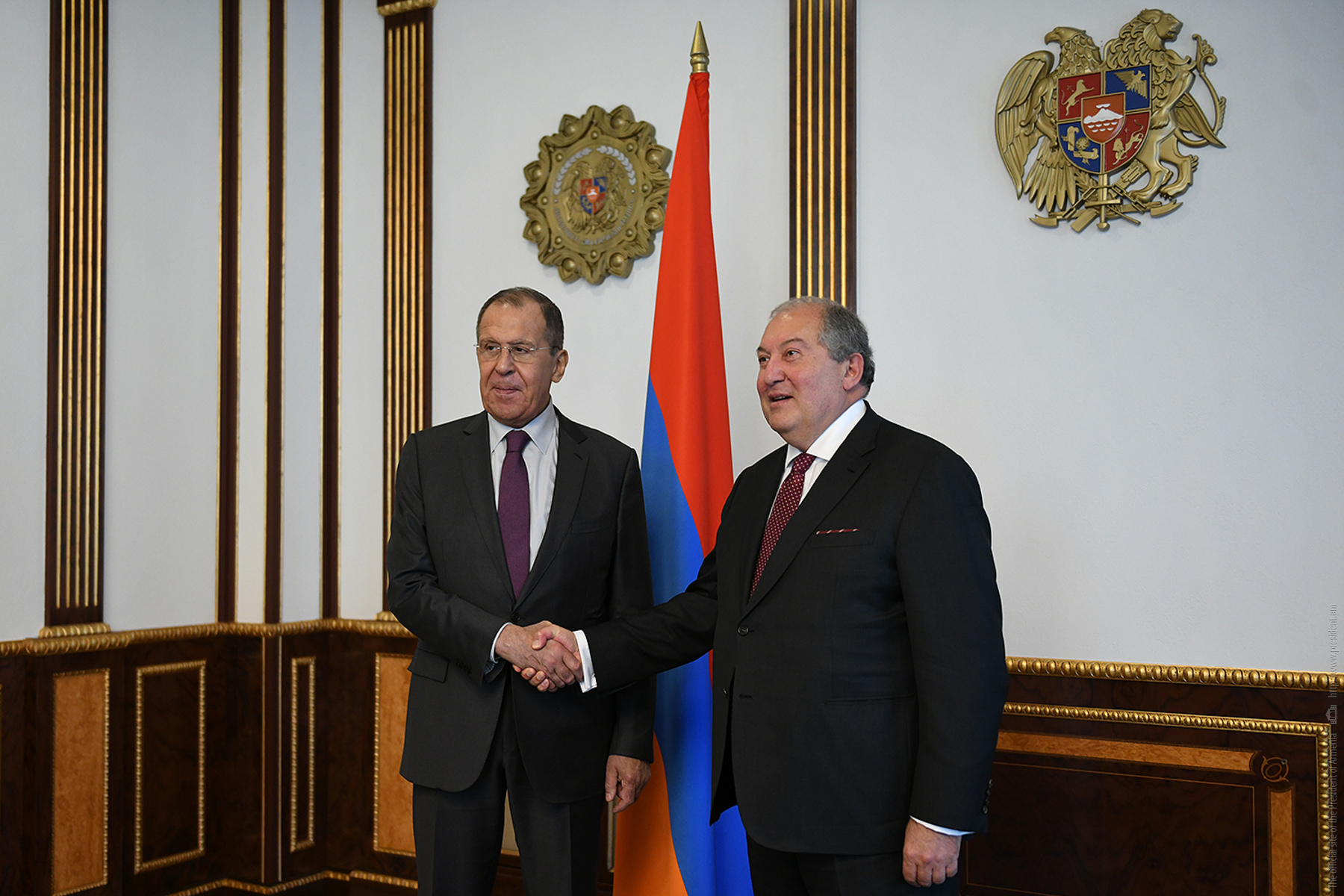 Президент Армении поздравил Сергея Лаврова с юбилеем