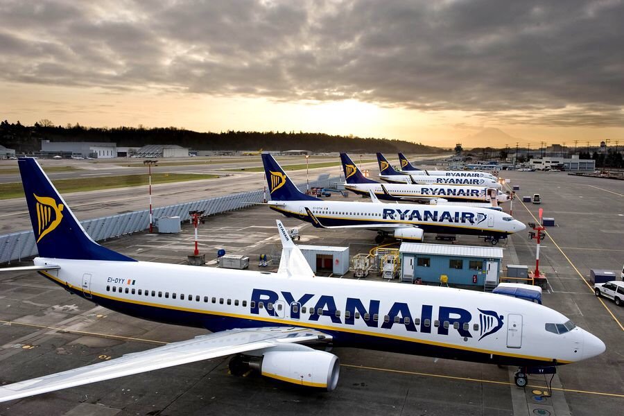 Лоукостер Ryanair с 1 июля планирует возобновить 40% рейсов