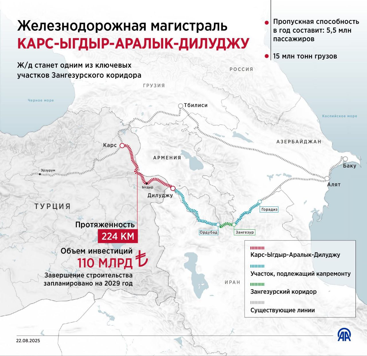 Армению пытаются вытеснить даже из «Срединного коридора»