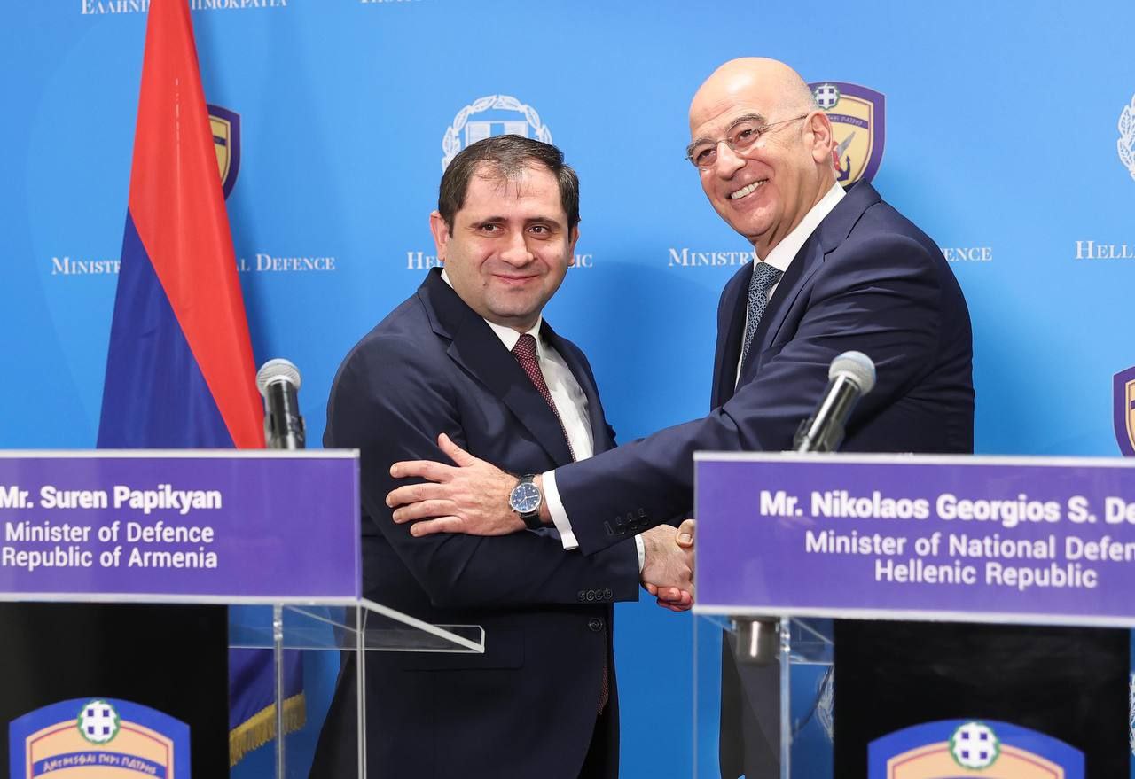 Армения и Греция подписали соглашение о военно-техническом сотрудничестве