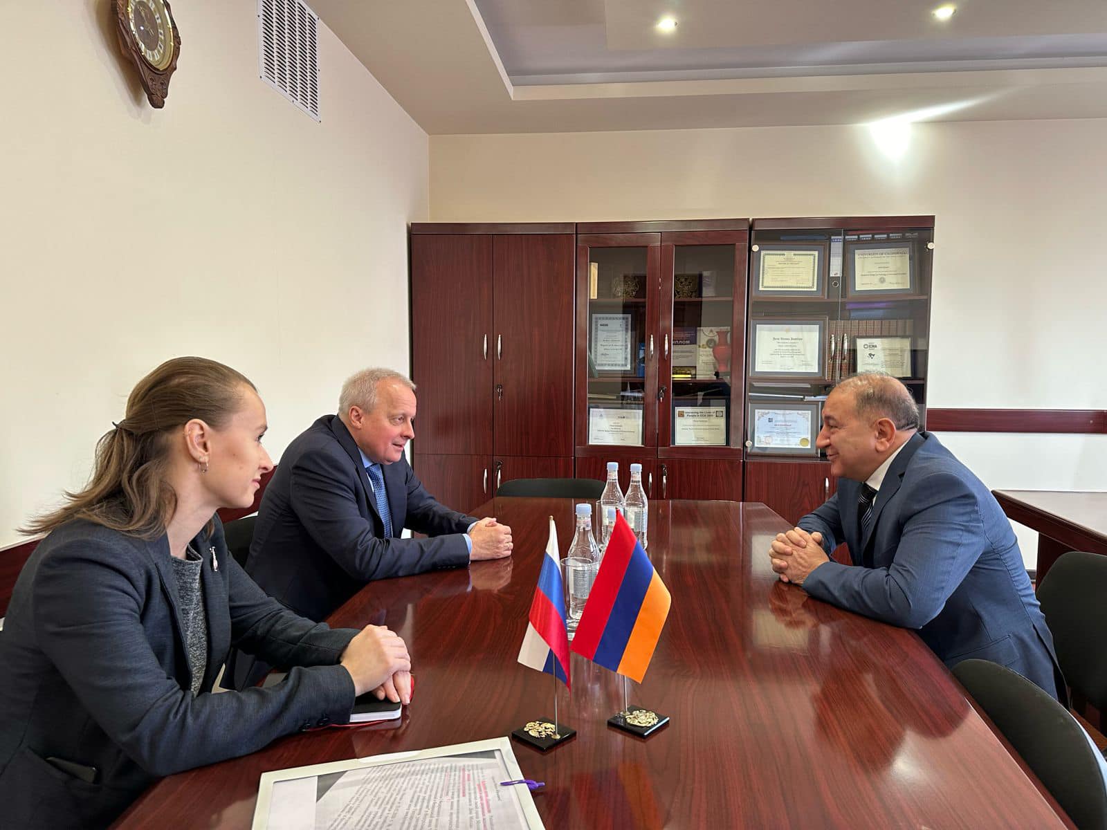 ՌԴ դեսպանն այցելել է Երևանում Մոսկվայի պետական համալսարանի մասնաճյուղ