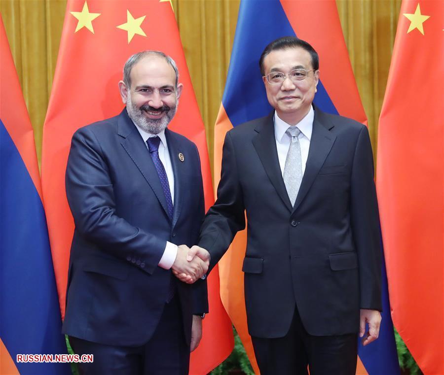 Премьер КНР Ли Кэцян: Китай готов к наращиванию технологического сотрудничества с Арменией