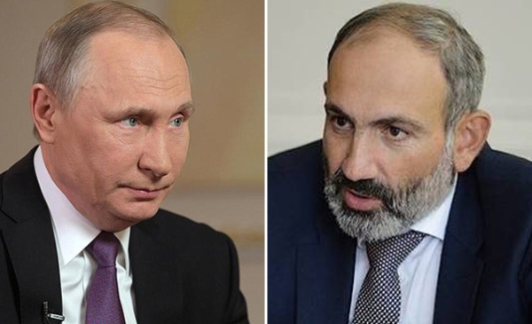 Пашинян обратился к Путину с просьбой начать консультации по предоставлению содействия 