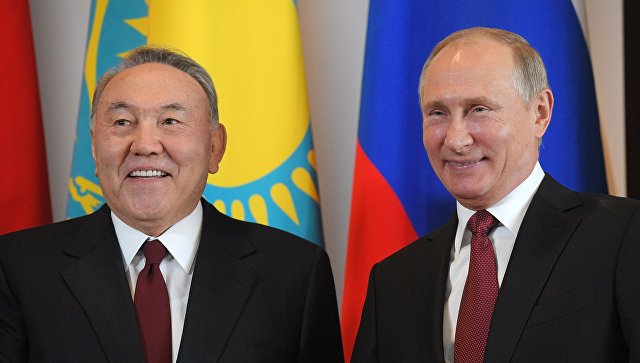 Владимир Путин и Нурсултан Назарбаев обсудили ситуацию в Армении