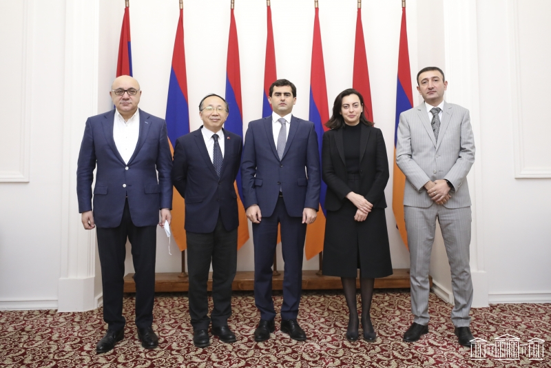 Армяно-китайские отношения продолжают прогрессировать: Акоп Аршакян - Фан Йонгу