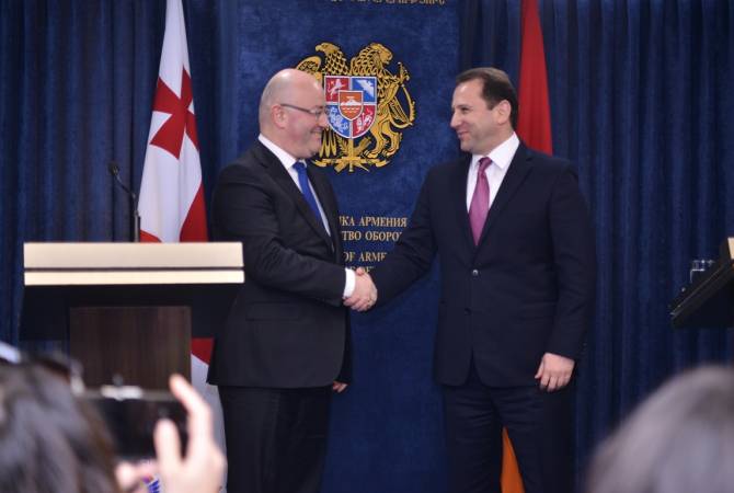 Հայաստանն ու Վրաստանը ստոագրեցին ՊՆ ոլորտում 2019 թվականի համագործակցության ծրագիրը