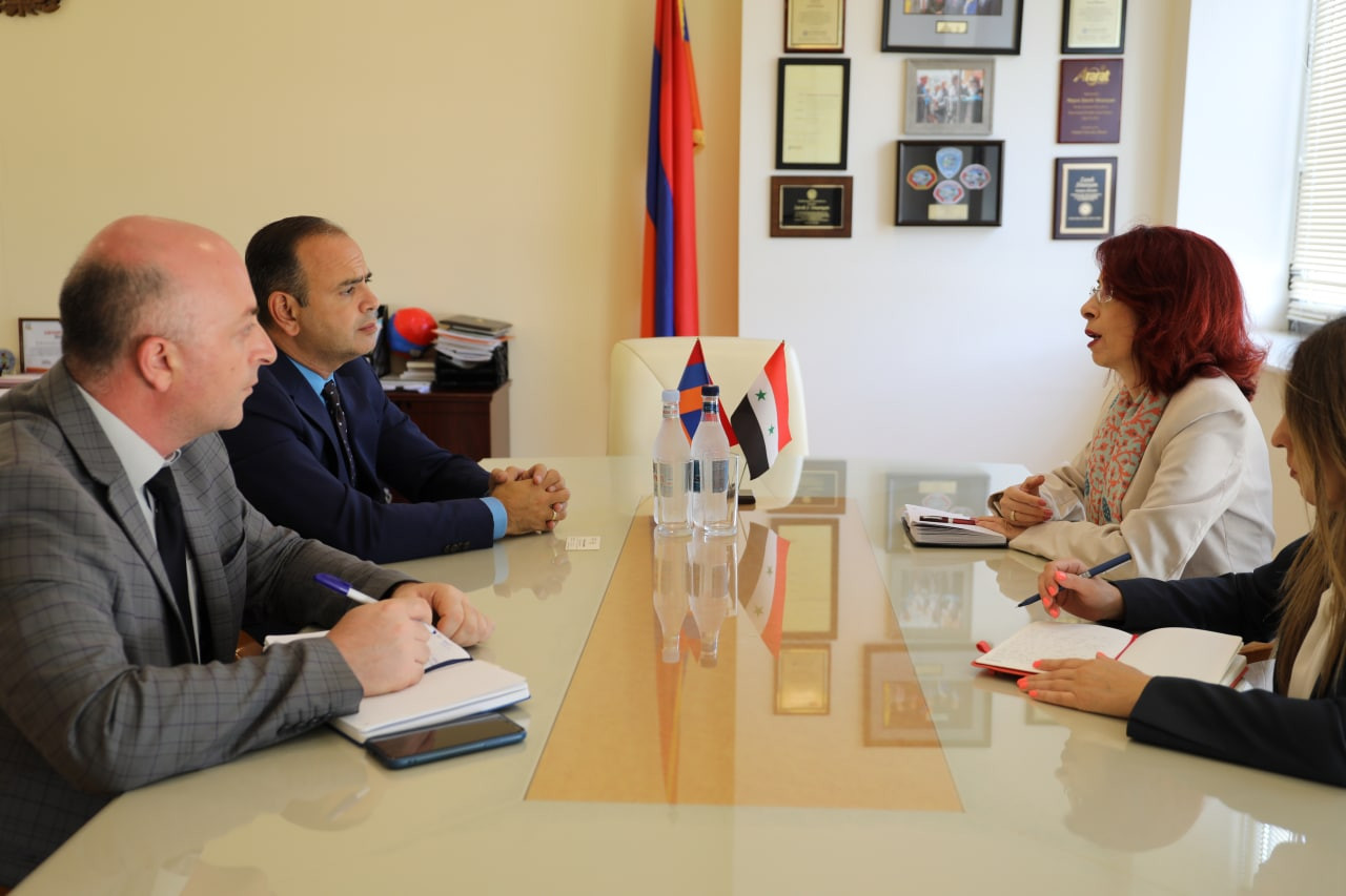 Заре Синанян и посол Сирии обсудили вопросы сотрудничества