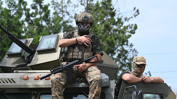 МО Белоруссии: военные вместе с бойцами ЧВК «Вагнер» отрабатывают задачи под Брестом