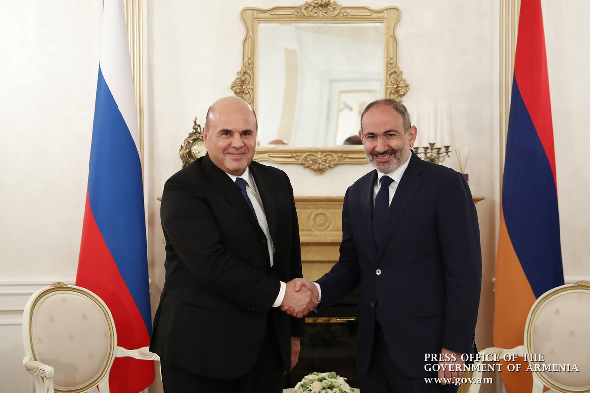 Мишустин: Россия дорожит братскими отношениями с Арменией 