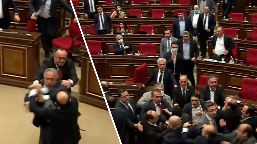 Петушиные бои в НС: заседание парламента прервано из-за драки депутатов