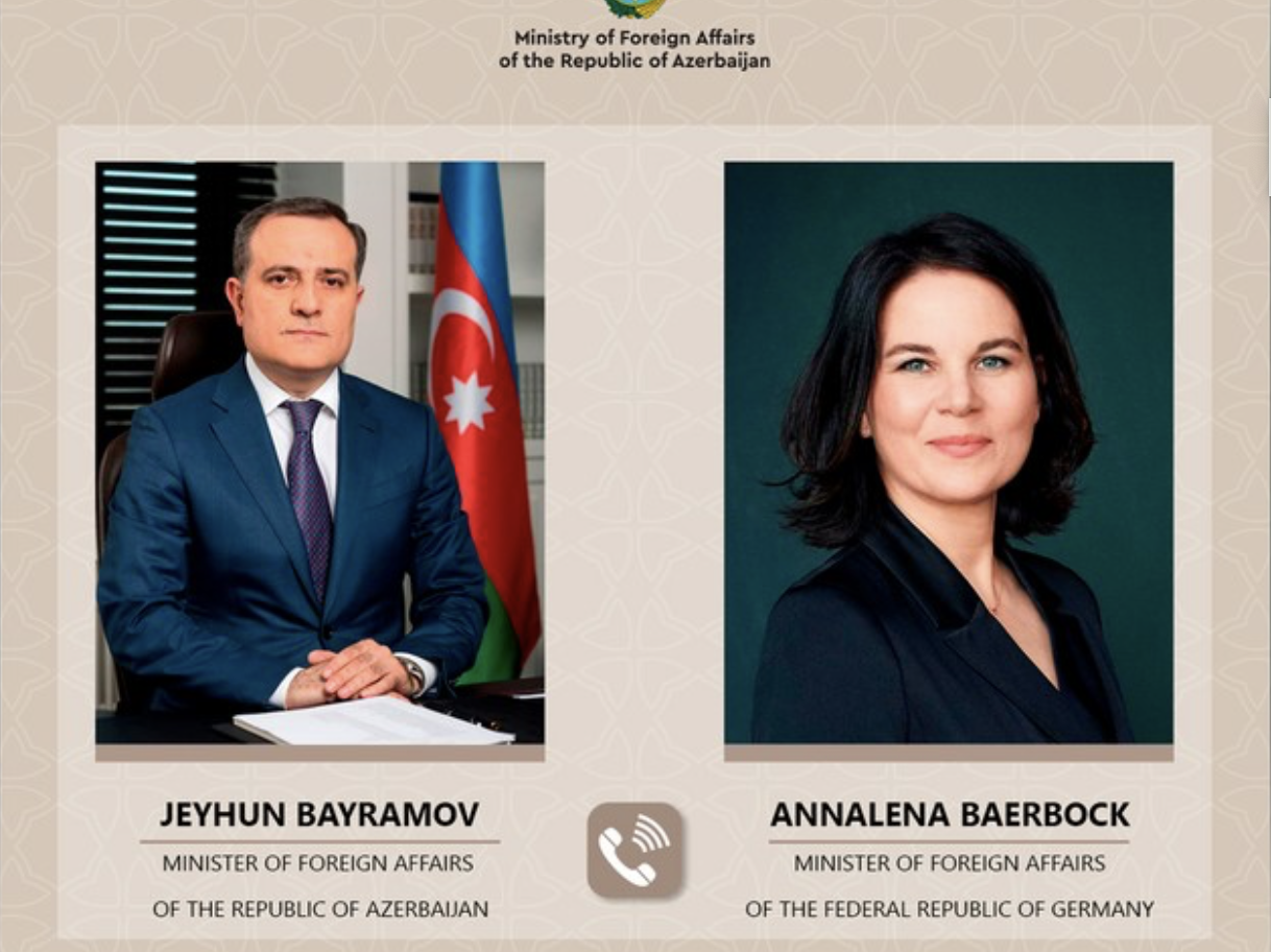  Байрамов и Бербок обсудили процесс делимитации границы между Арменией и Азербайджаном 