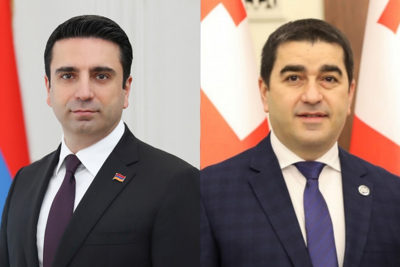 Ален Симонян пригласил спикера парламента Грузии посетить Армению с официальным визитом