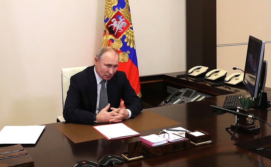 Путин на совещании с постоянными членами Совбеза представил итоги переговоров по Карабаху